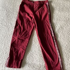 By Anthropologie burgundy pants 6